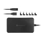 FORCELL F-ENERGY E856 univerzális laptop töltő 90W (6 adapter) - fekete