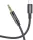 Hoco UPA19 Audio Jack 3,5mm / Lightning ( 8-pin ) kábel, 1m, fekete