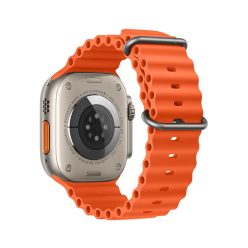   Forcell Apple Watch Ultra stílusú okosóra szíj 42/44/45/49 mm narancs