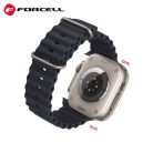  Forcell Apple Watch Ultra stílusú okosóra szíj 42/44/45/49 mm kék