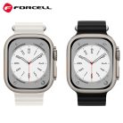Forcell Apple Watch Ultra stílusú szilikon okosóraszíj  38/40/41 mm fehér