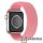 Xpro Apple Watch szíj Solo fonott , M méret , 38/40/41 rózsaszín