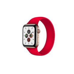   Xpro Apple Watch Solo szilikon óraszíj 42/44/45/49 mm Mméretű piros