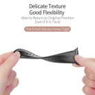  Dux Ducis Apple Watch műbőr szíj 42/44/49mm fekete