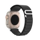  Dux Ducis Apple Watch Ultra stílusú szövet szíj 38/40/41mm fekete