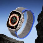 Dux Ducis Apple Watch Ultra stílusú szövet szíj 42/44/49mm szürke kék 