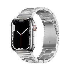   Forcell Apple Watch Ultra fém  okosóraszíj  38/40/41 mm ezüst 