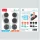 iPega SW2026B Thumb Grips JoyCon Controller Nintendo Switch 2 készülékhez 