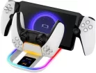 iPega P5P11 Töltőállomás with RGB 2in1 for Playstation Portal Remote Player