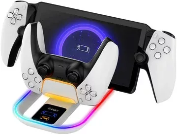 iPega P5P11 Töltőállomás with RGB 2in1 for Playstation Portal Remote Player