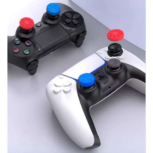 iPega P5029 Szilikon Ujjbetétek PS5/PS4 készülékhez 4 db Piros/Kék
