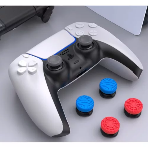iPega P5029 Szilikon Ujjbetétek PS5/PS4 készülékhez 4 db Piros/Kék