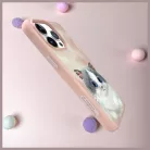 NIMMY tok  MENŐ MACSKA MagSafe kompatibilis IPHONE 15 Pro max pink tok