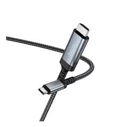   Képernyőtükröző kábel USB C - HDMI Hoco 4K 30Hz 1,8 m UA43 metál szürke