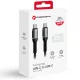 USB-C - USB-C kábel Forcell F-Energy QC4.0 PD 5A 100W Cafule 1,2 m C260 fekete
