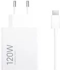 XIAOMI HYPERCHARGE COMBO hálózati töltő USB aljzat (120W, gyorstöltő + Type-C kábel) - fehér