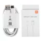 XIAOMI BHR087GGL adatkábel (USB - Type-C, 3A, gyorstöltő, 100cm) FEHÉR