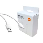 XIAOMI BHR087GGL adatkábel (USB - Type-C, 3A, gyorstöltő, 100cm) FEHÉR