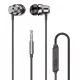 Dudao X10PRO in-ear headphones, wired, 3.5mm mini jack - fekete