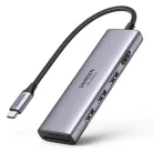 Ugreen CM511 Hub 5in1 USB-C-USB 3.0, HDMI, TF/SD, szürke