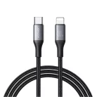 Joyroom S-A28 Flash Series 30W USB-C - Lightning cable 2m - fekete