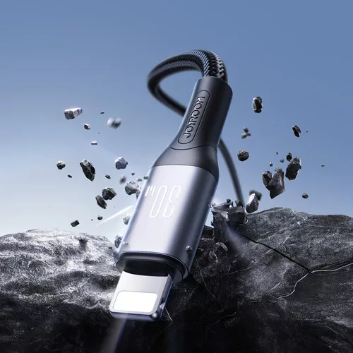 Joyroom S-A28 Flash Series 30W USB-C - Lightning cable 2m - fekete