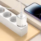 HOCO fali töltő Type C + Type C to Lightning kábel QC PD 20W N40 fekete