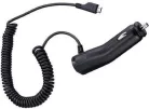 SAMSUNG autós töltő (5W + fix microUSB kábel) FEKETE