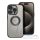 Iphone 16 Pro Max Glam Case Kameralencsevédős, MagSafe, erősített szélű, fekete