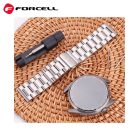 Forcell fém okosóra szíj 22 mm  fekete