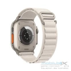   Forcell  Apple Watch Ultra stílusú szövet szíj 38/40/41mm bézs