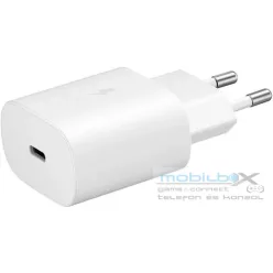   SAMSUNG hálózati töltő Type-C aljzat 25W, PD gyorstöltő FEHÉR