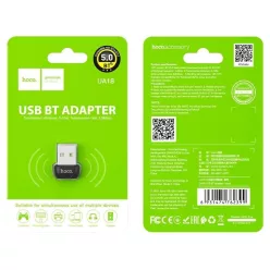 HOCO bluetooth adapter (USB, v5.1) FEKETE