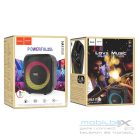 HOCO bluetooth-os vezeték nélküli hangszóró + mikrofon, Graceful HA1 fekete