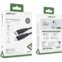 Acefast kábel type c to lightning MFi 3A PD 30w 1,2m