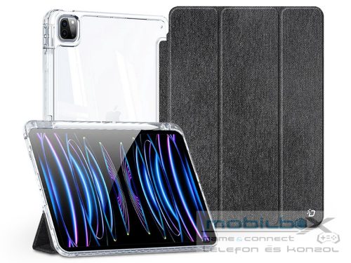 Dux Ducis Unid Series tablet tok (Smart Case Pen) - Apple iPad Pro 11 (2024) -  fekete/átlátszó