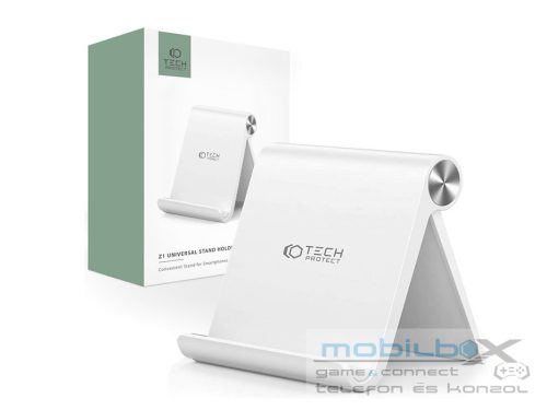 Tech-Protect asztali állvány telefon vagy tablet készülékhez - Tech-Protect Z1  Universal Stand Holder - fehér