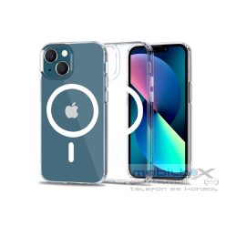   Apple iPhone 13 Mini szilikon hátlap - Tech-Protect Magmat Magsafe - átlátszó