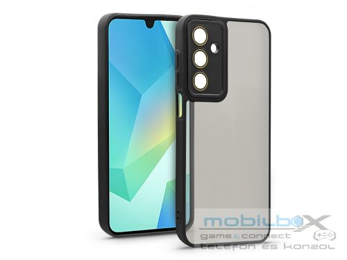 Haffner Variete tok kameravédő lencsevédő üveggel - Samsung SM-A165 Galaxy A16  4G/A16 5G - fekete
