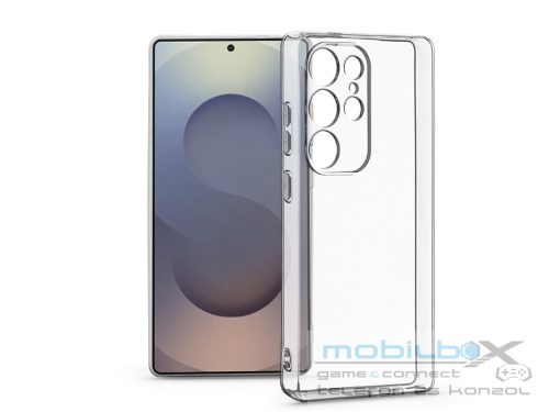 Haffner Clear Case kameravédős szilikon tok - Samsung SM-S938 Galaxy S25 Ultra -átlátszó