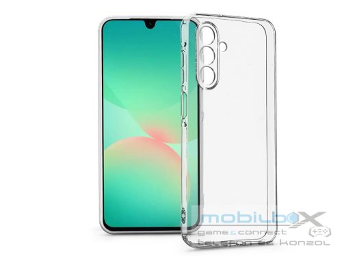 Haffner Clear Case kameravédős szilikon tok - Samsung SM-A266 Galaxy A26 5G -   átlátszó