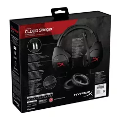 HyperX Cloud stinger gaming headset, fekete