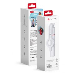   FORCELL F-GRIP MagSelfie S100M selfie stick with wireless remote control white