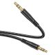 HOCO kabel AUX Jack 3,5 mm (male) to Jack 3,5 mm (male) UPA24 1 m black