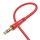 HOCO kabel AUX Jack 3,5 mm (male) to Jack 3,5 mm (male) UPA24 1 m red