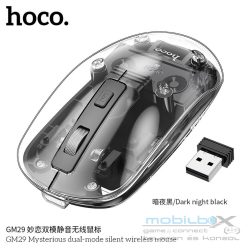   HOCO computer wireless mouse 2,4G 1600 dpi GM29 dark night black