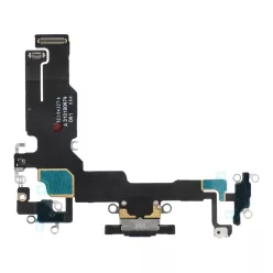 Charging flex USB for IPHONE 15 black OEM