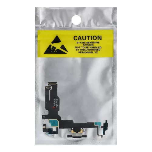Charging flex USB for IPHONE 15 black OEM