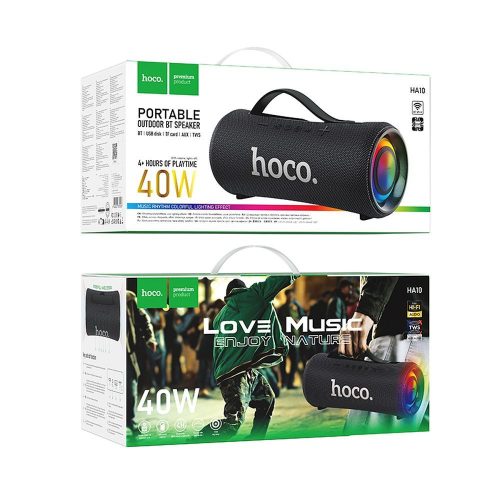 HOCO speaker bluetooth 2 x 20W HA10 black