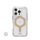 UAG Urban Armor Gear case PLYO compatible with MagSafe for IPHONE 16 Pro ice / gold
